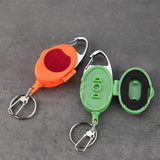 Maxbell Fly Fishing Zinger Cards Holder Retractable Badge Holder Key Chain Reel Clip Red