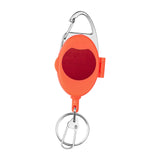 Maxbell Fly Fishing Zinger Cards Holder Retractable Badge Holder Key Chain Reel Clip Red