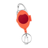 Maxbell Fly Fishing Zinger Cards Holder Retractable Badge Holder Key Chain Reel Clip Red