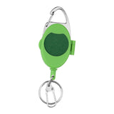 Maxbell Fly Fishing Zinger Cards Holder Retractable Badge Holder Key Chain Reel Clip Green
