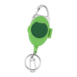 Maxbell Fly Fishing Zinger Cards Holder Retractable Badge Holder Key Chain Reel Clip Green