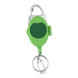 Maxbell Fly Fishing Zinger Cards Holder Retractable Badge Holder Key Chain Reel Clip Green