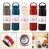 Maxbell Thermal Flask Heat Preservation Mug Insulated Bottle for Hiking Biking White