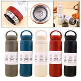 Maxbell Thermal Flask Heat Preservation Mug Insulated Bottle for Hiking Biking White