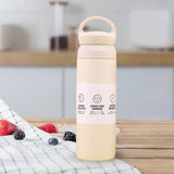 Maxbell Thermal Flask Heat Preservation Mug Insulated Bottle for Hiking Biking White