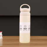 Maxbell Thermal Flask Heat Preservation Mug Insulated Bottle for Hiking Biking White