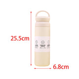 Maxbell Thermal Flask Heat Preservation Mug Insulated Bottle for Hiking Biking White