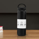 Maxbell Thermal Flask Heat Preservation Mug Insulated Bottle for Hiking Biking Black