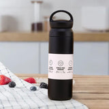 Maxbell Thermal Flask Heat Preservation Mug Insulated Bottle for Hiking Biking Black