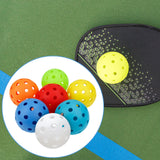 Maxbell 7Pcs Pickleball Balls 40 Holes for Sanctioned Tournament Play Indoor Outdoor