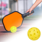 Maxbell Luminous Pickleball Ball Competition Ball 74mm Standard for Outdoor Courts Yellow