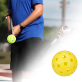 Maxbell Luminous Pickleball Ball Competition Ball 74mm Standard for Outdoor Courts Yellow