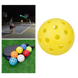 Maxbell Luminous Pickleball Ball Competition Ball 74mm Standard for Outdoor Courts Yellow