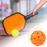 Maxbell Luminous Pickleball Ball Competition Ball 74mm Standard for Outdoor Courts Orange