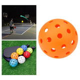 Maxbell Luminous Pickleball Ball Competition Ball 74mm Standard for Outdoor Courts Orange