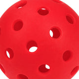 Maxbell Luminous Pickleball Ball Competition Ball 74mm Standard for Outdoor Courts Red
