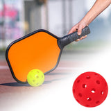 Maxbell Luminous Pickleball Ball Competition Ball 74mm Standard for Outdoor Courts Red