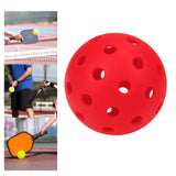 Maxbell Luminous Pickleball Ball Competition Ball 74mm Standard for Outdoor Courts Red