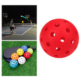 Maxbell Luminous Pickleball Ball Competition Ball 74mm Standard for Outdoor Courts Red
