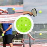 Maxbell Luminous Pickleball Ball Competition Ball 74mm Standard for Outdoor Courts Green