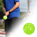 Maxbell Luminous Pickleball Ball Competition Ball 74mm Standard for Outdoor Courts Green
