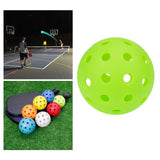 Maxbell Luminous Pickleball Ball Competition Ball 74mm Standard for Outdoor Courts Green