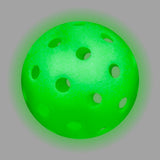 Maxbell Luminous Pickleball Ball Competition Ball 74mm Standard for Outdoor Courts Green