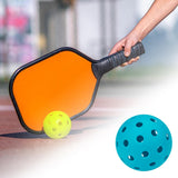 Maxbell Luminous Pickleball Ball Competition Ball 74mm Standard for Outdoor Courts Light Blue