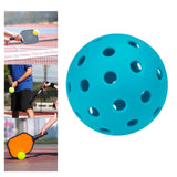 Maxbell Luminous Pickleball Ball Competition Ball 74mm Standard for Outdoor Courts Light Blue