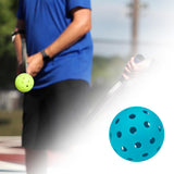 Maxbell Luminous Pickleball Ball Competition Ball 74mm Standard for Outdoor Courts Light Blue