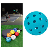 Maxbell Luminous Pickleball Ball Competition Ball 74mm Standard for Outdoor Courts Light Blue