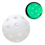 Maxbell Luminous Pickleball Ball Competition Ball 74mm Standard for Outdoor Courts White