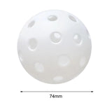 Maxbell Luminous Pickleball Ball Competition Ball 74mm Standard for Outdoor Courts White