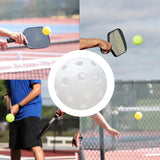 Maxbell Luminous Pickleball Ball Competition Ball 74mm Standard for Outdoor Courts White