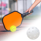 Maxbell Luminous Pickleball Ball Competition Ball 74mm Standard for Outdoor Courts White