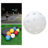 Maxbell Luminous Pickleball Ball Competition Ball 74mm Standard for Outdoor Courts White