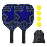 Maxbell Pickleball Paddles Set of 2 4 Balls with Carry Bag Comfort Grip Portable
