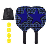 Maxbell Pickleball Paddles Set of 2 4 Balls with Carry Bag Comfort Grip Portable