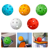 Maxbell Durable Pickleball Balls Indoor Outdoor Pickleball Ball Airflow Hollow White