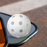 Maxbell Durable Pickleball Balls Indoor Outdoor Pickleball Ball Airflow Hollow White