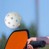 Maxbell Durable Pickleball Balls Indoor Outdoor Pickleball Ball Airflow Hollow White