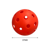 Maxbell Durable Pickleball Balls Indoor Outdoor Pickleball Ball Airflow Hollow Orange