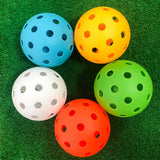 Maxbell Durable Pickleball Balls Indoor Outdoor Pickleball Ball Airflow Hollow Orange