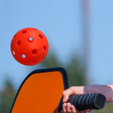 Maxbell Durable Pickleball Balls Indoor Outdoor Pickleball Ball Airflow Hollow Orange