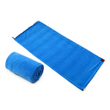 Maxbell Soft Fleece Sleeping Bag Liner Business Backpacking Thermal Camping Blanket Blue