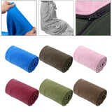 Maxbell Soft Fleece Sleeping Bag Liner Business Backpacking Thermal Camping Blanket Blue