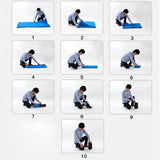 Maxbell Soft Fleece Sleeping Bag Liner Business Backpacking Thermal Camping Blanket Blue