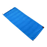 Maxbell Soft Fleece Sleeping Bag Liner Business Backpacking Thermal Camping Blanket Blue