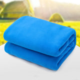 Maxbell Soft Fleece Sleeping Bag Liner Business Backpacking Thermal Camping Blanket Blue