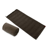 Maxbell Soft Fleece Sleeping Bag Liner Business Backpacking Thermal Camping Blanket Gray